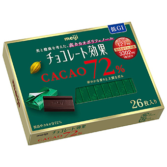 明治　チョコレート効果カカオ72％ 26枚入り